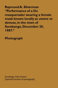006_Photograph_Silverman_Do_masquerader_Sorobango